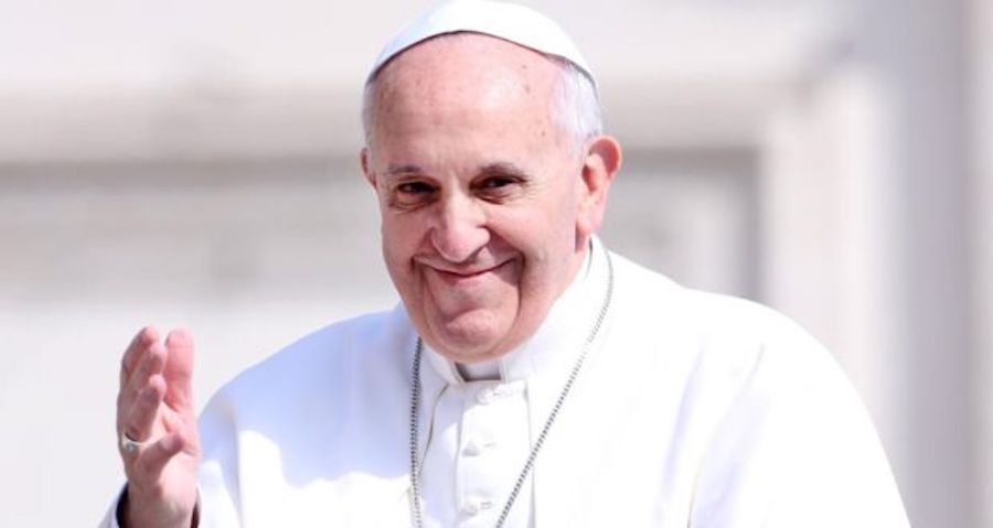 pope smile