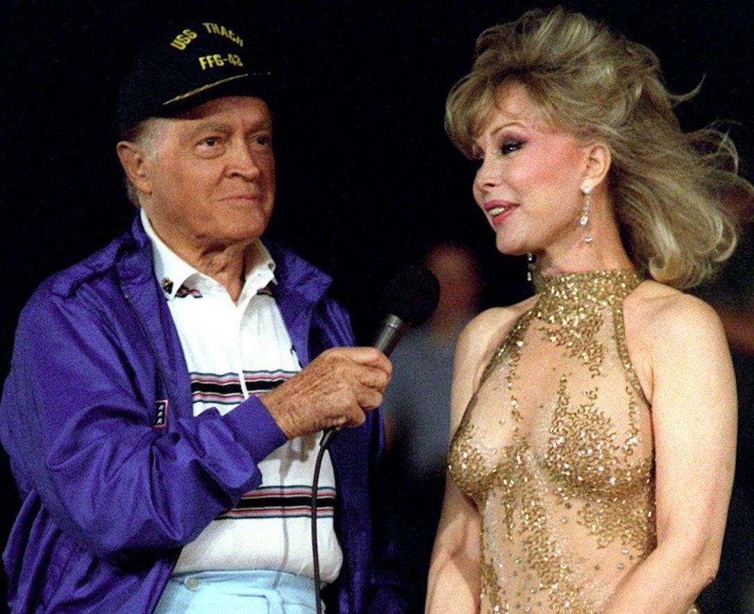 Bob Hope and Barbara Eden