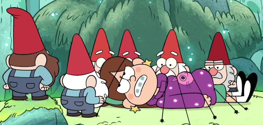 gnomes kidnap mabel