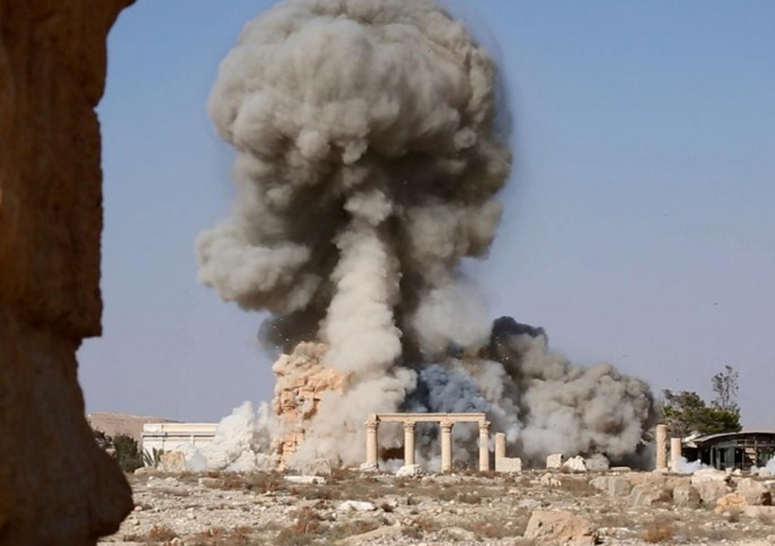 Baal Shemin Temple Blown Up