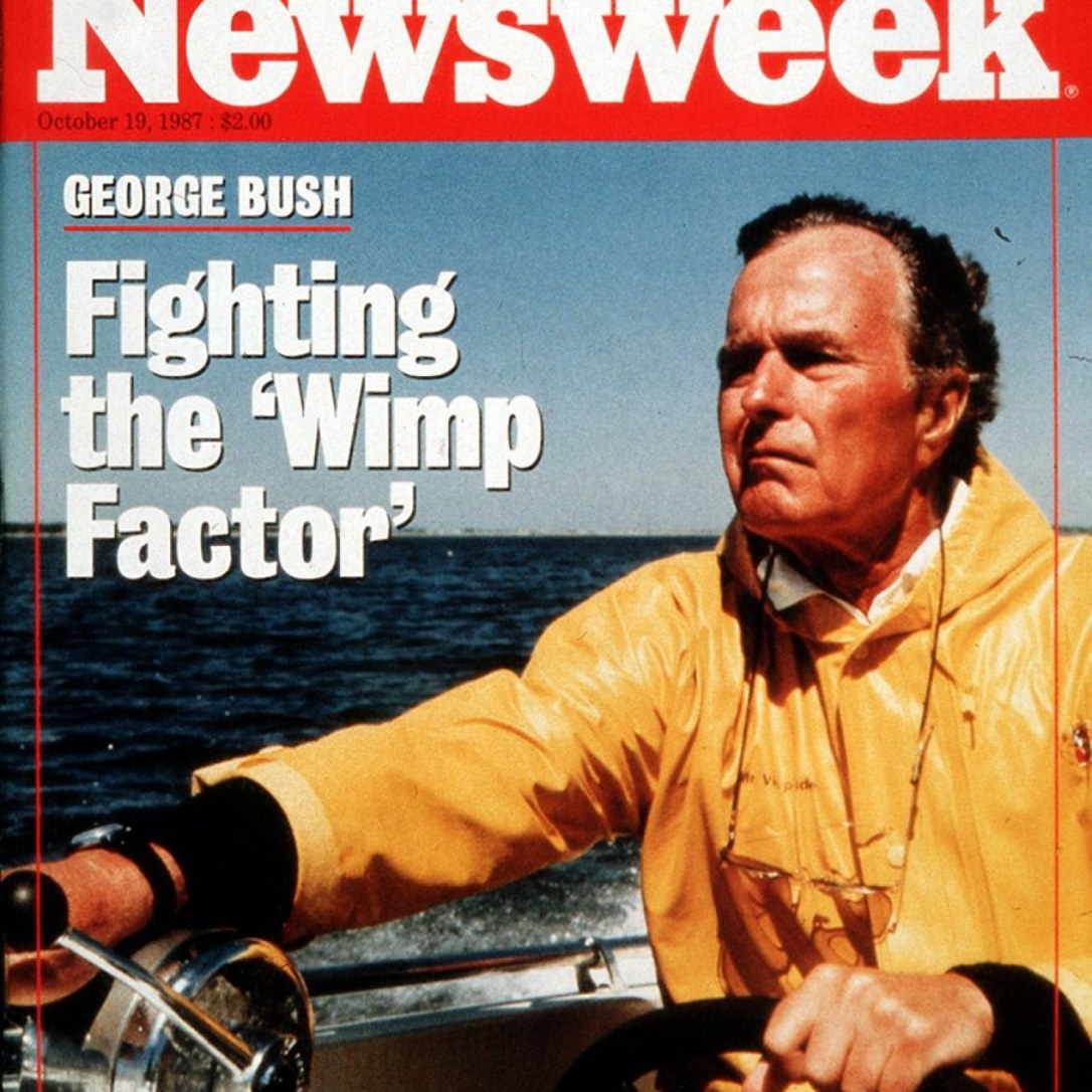 newsweek bush wimp