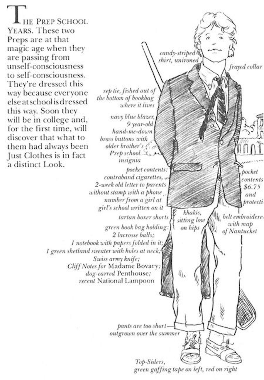 preppy handbook persona 2 (boarding school boy)