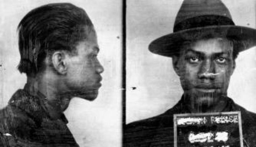malcolm x mugshot