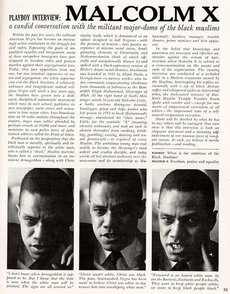 Malcolm X Playboy
