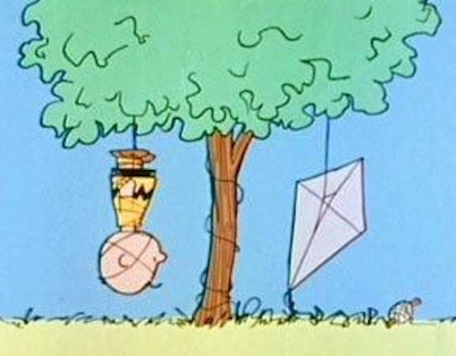 charlie brown kite tree