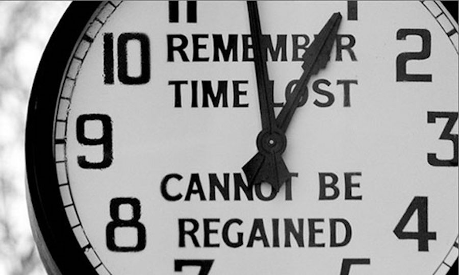 clock lost time
