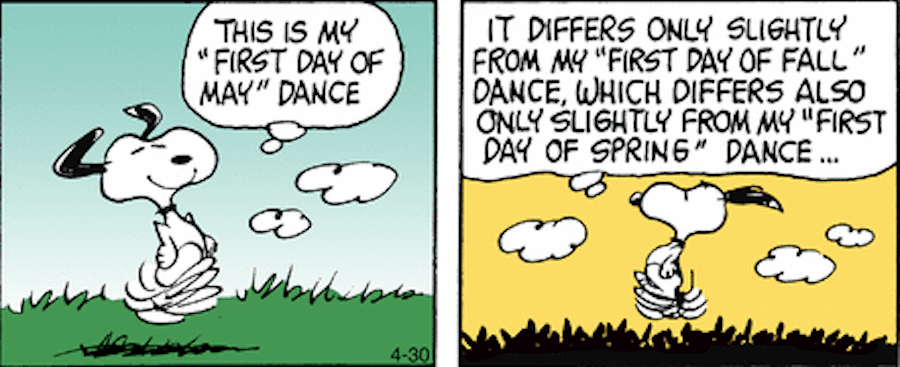 Snoopy Dances on Walpurgisnacht
