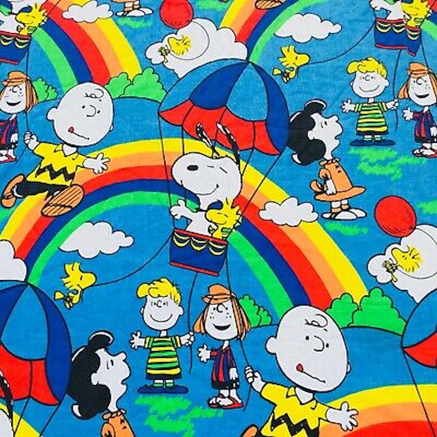 snoopy rainbow