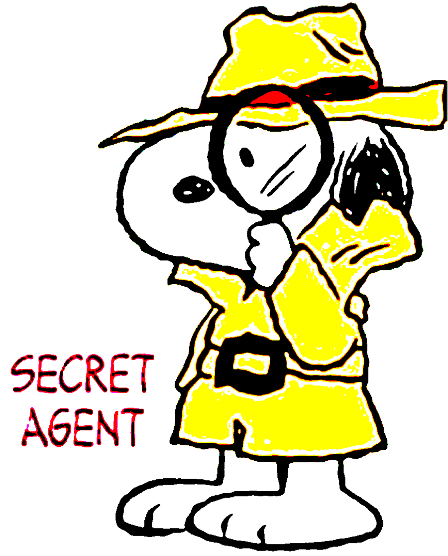 snoopy secret agent