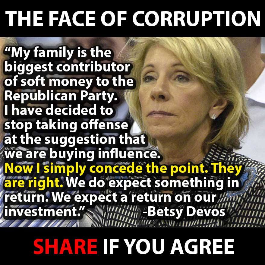betsy devos crooked