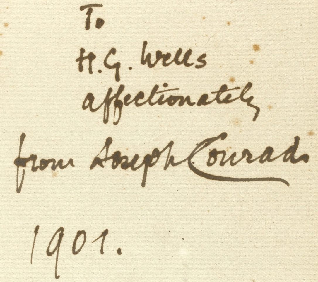 inheritors inscription to h.g. wells