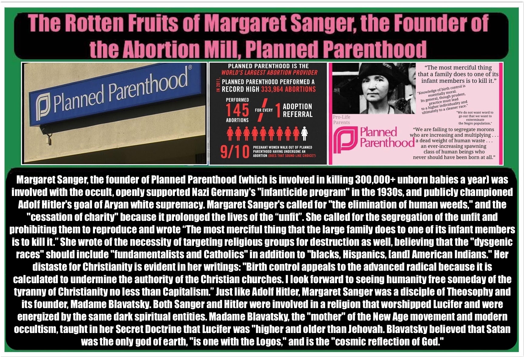 planned parenthood margaret sanger