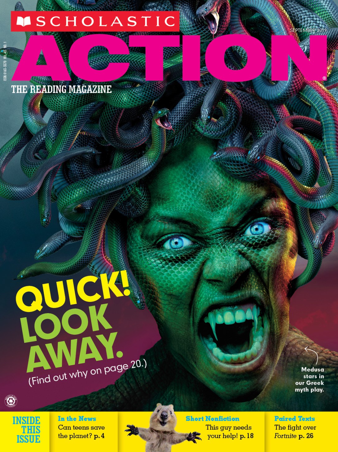 scholastic action - gorgon