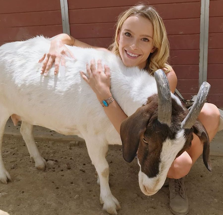 mckenzie seagren (mcintaggarts daughter) goat