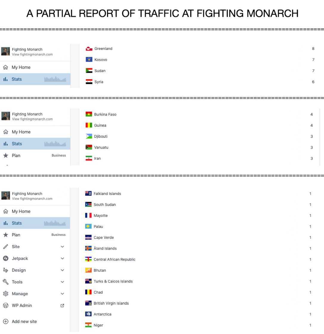 Fighting Monarch Traffic Countries