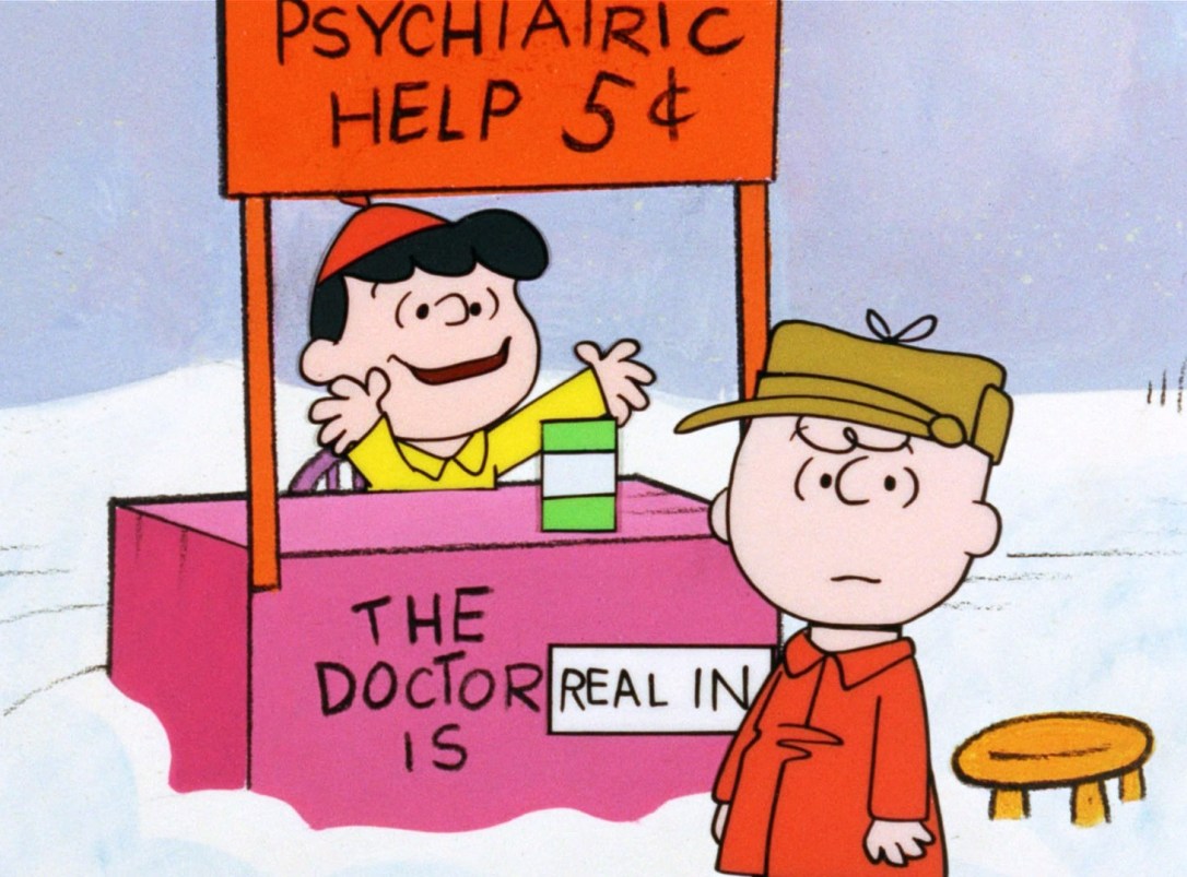 lucy charlie brown psychiatric advice