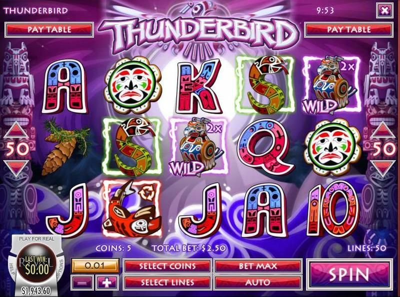 slot machine thunderbird