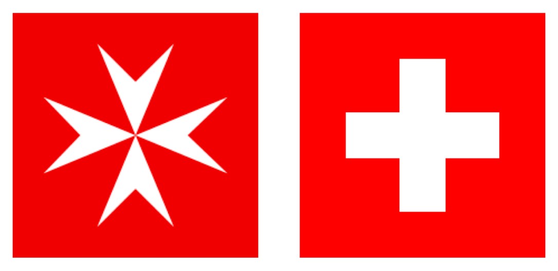 switzerland malta swiss maltese flag